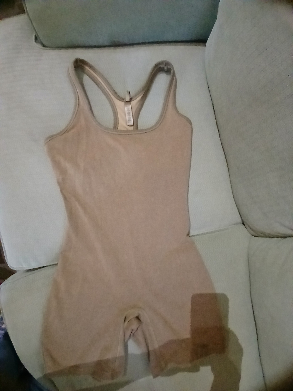 SKIMS Nude Shapewear Bodysuit - Racerback Size L